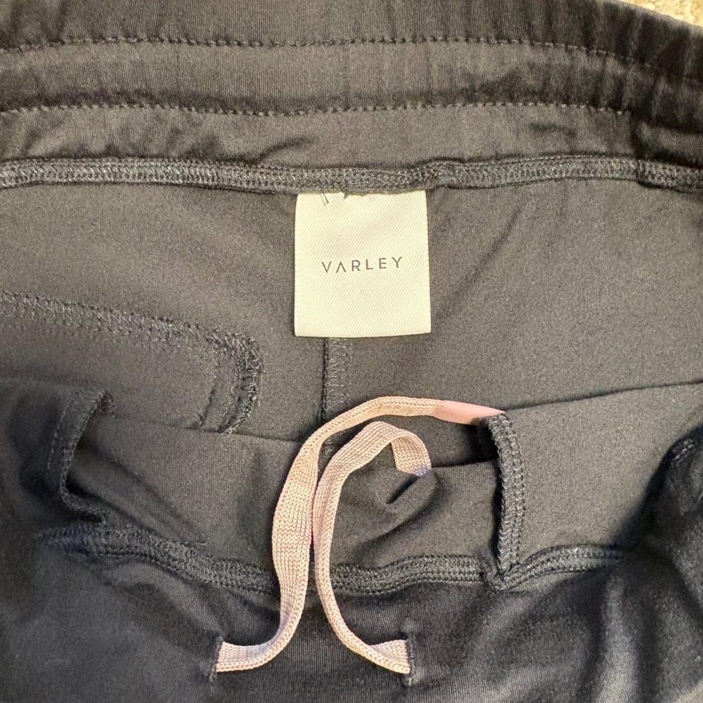 Varley Siena Black Fluid Stretch Jersey Jogger Pants VAR00916 Womens Small - Picture 9 of 11